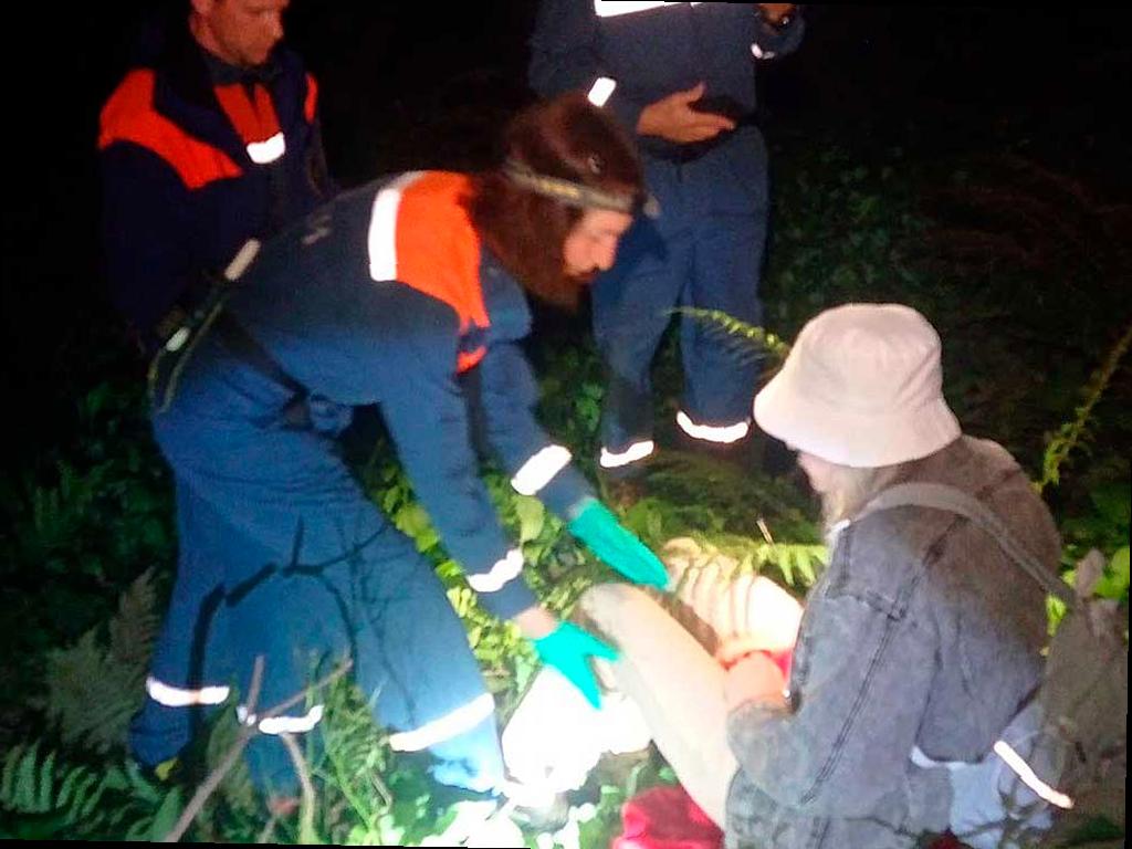 В ночь на четверг в Сочи спасли двух заблудившихся туристов