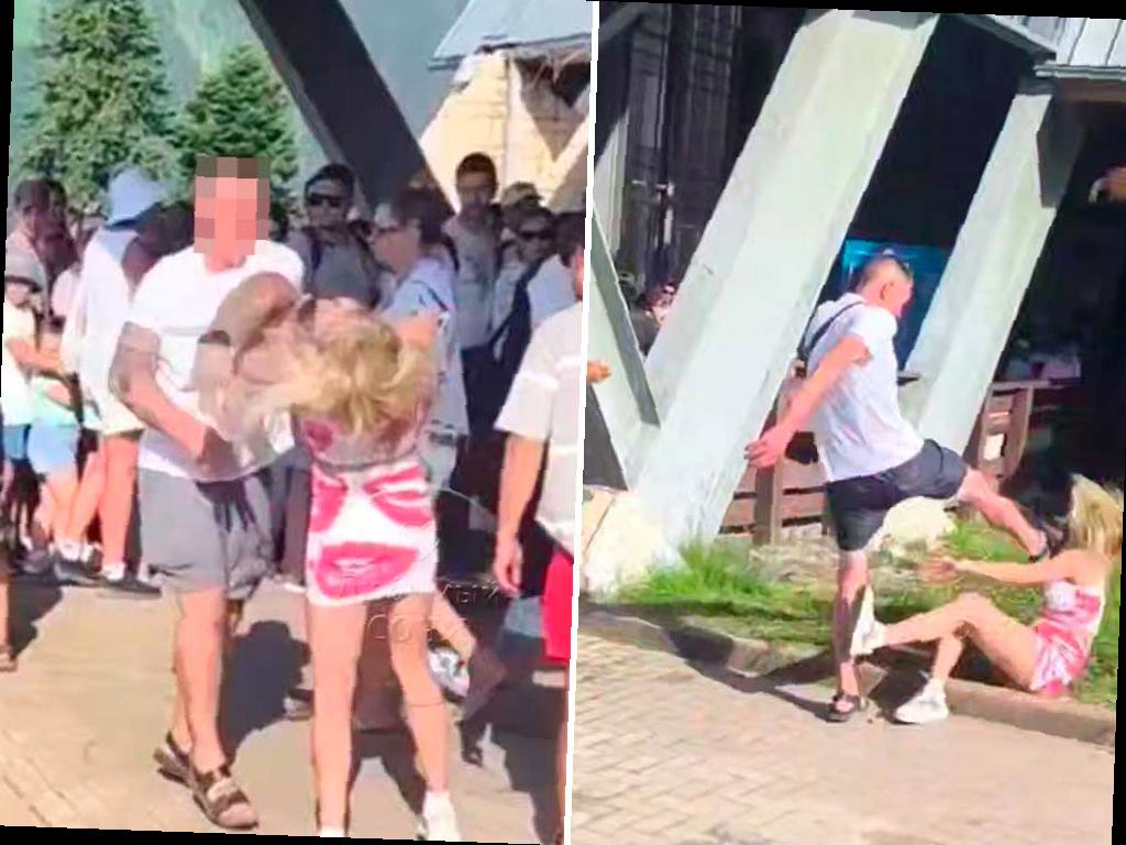 Драка в очереди на канатную дорогу в Сочи