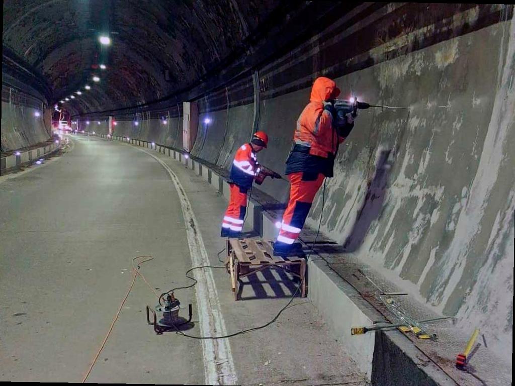 Ремонт тоннеля на Дублере Курортного проспекта в Сочи