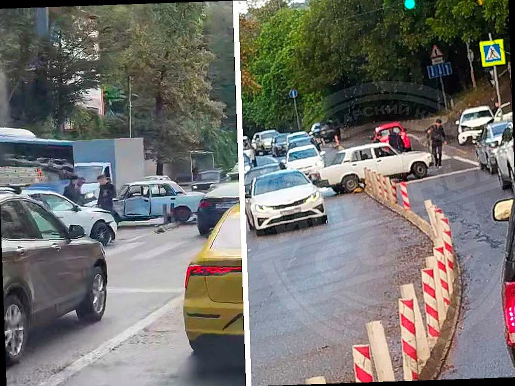 ДТП на Мамайском перевале: движение затруднено