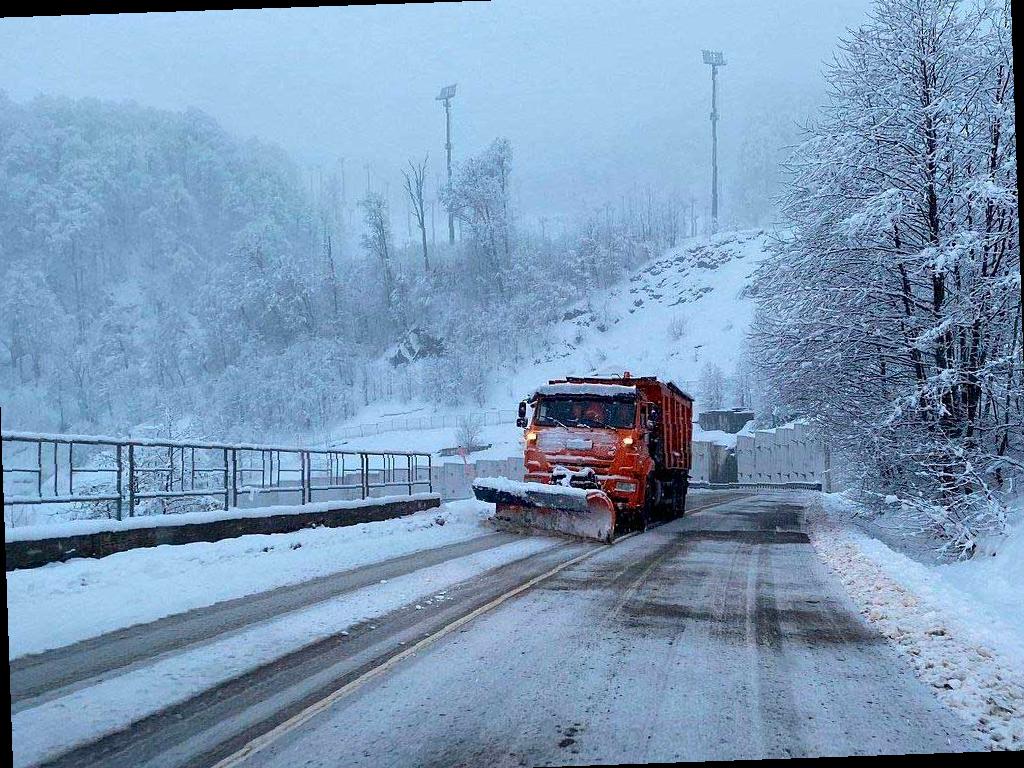Ожидается сильный снег в горном кластере Сочи
