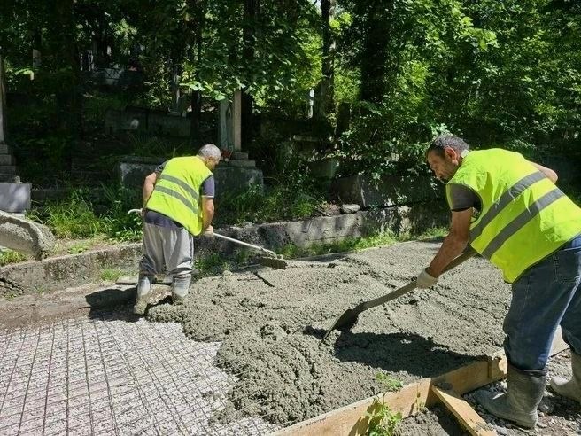 Ремонт крупнейшего кладбища в Хостинском районе Сочи