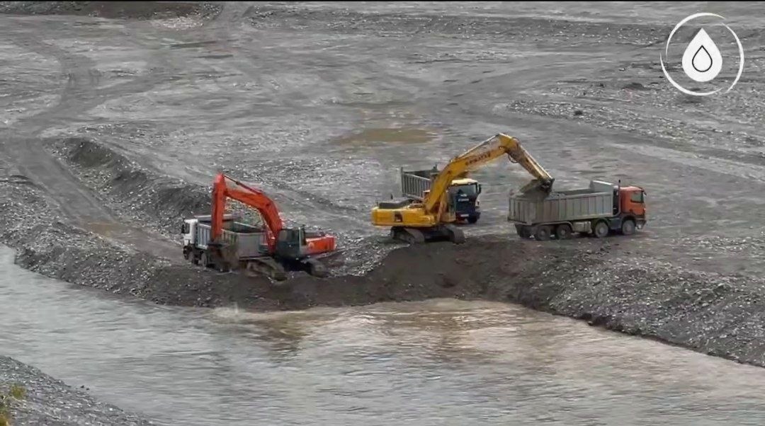 Восстановительные работы на водозаборе реки Шахе в Сочи продолжаются